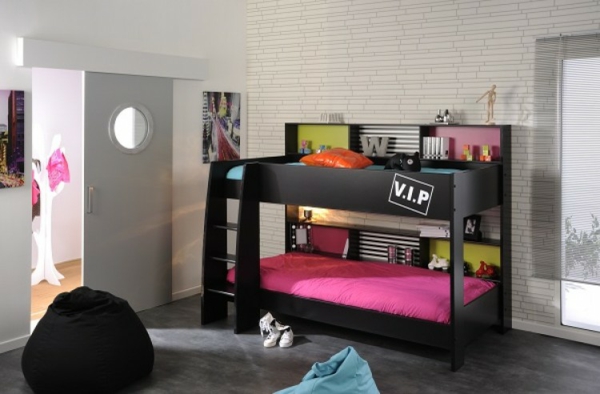 meubles-parisot-lit-noir-design-créatif
