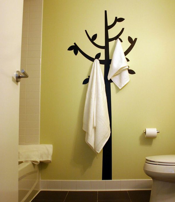 porte-serviette-de-salle-de-bain-mural-un-arbre