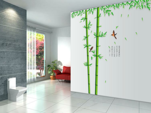 sticker-bambou-décoration-en-style-japonais