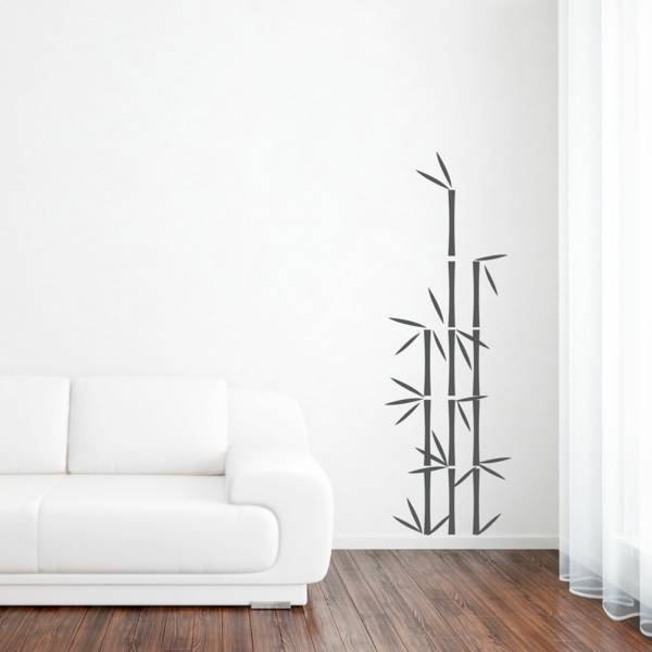 sticker-bambou-noir-déco-murale