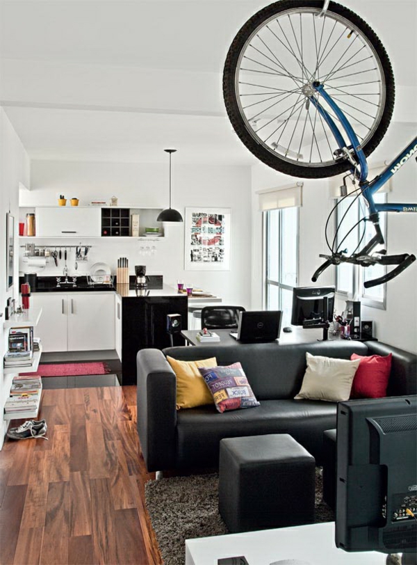 appartement-arrangement-avec-un-vélo