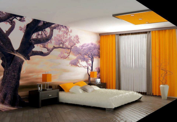 décoration-asiatique-chambre-à-coucher-japonaise