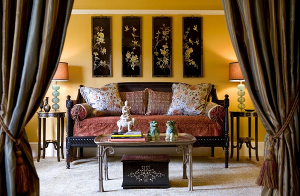 décoration-asiatique-salle-de-séjour-un-style-vintage