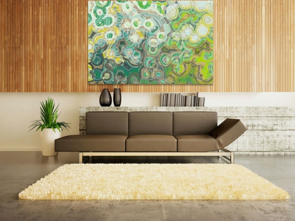 peinture-abstraite-en-vert-et-un-sofa-beige