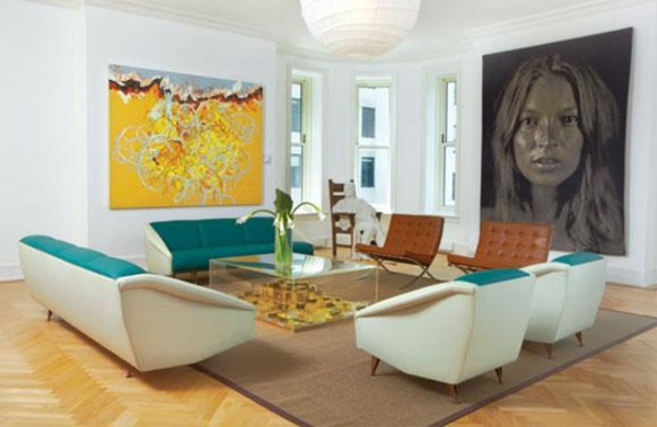 peinture-abstraite-jaunesofas-blancs