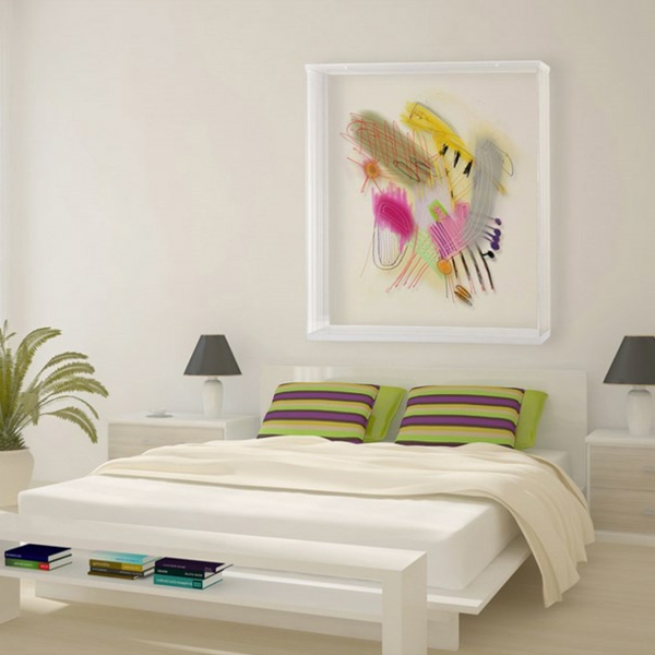 peinture-abstraite-pour-une-chambre-à-coucher-féminine