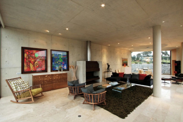 peinture-abstraite-un-intérieur-contemporain