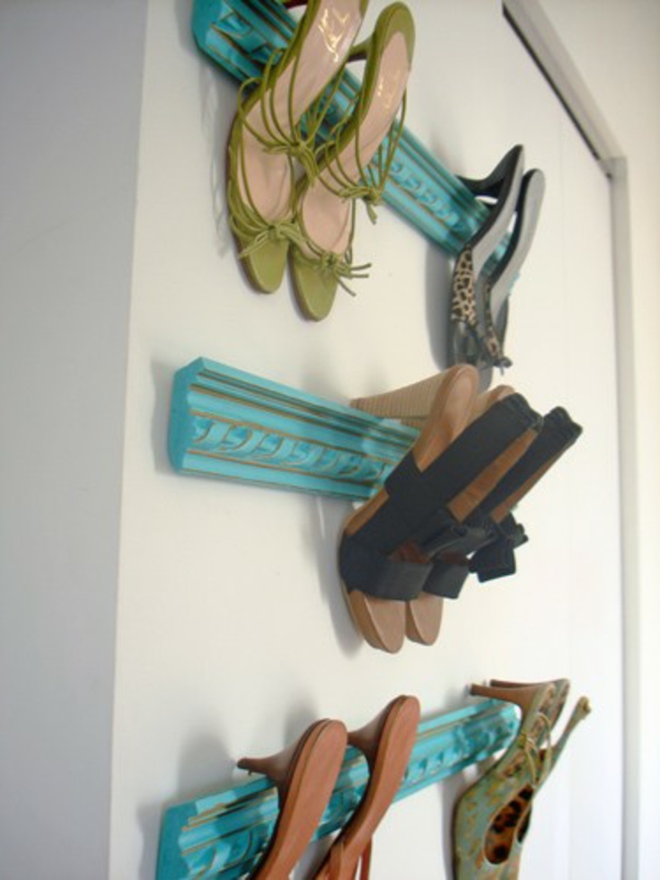 porte-chaussures-mural-design-simple