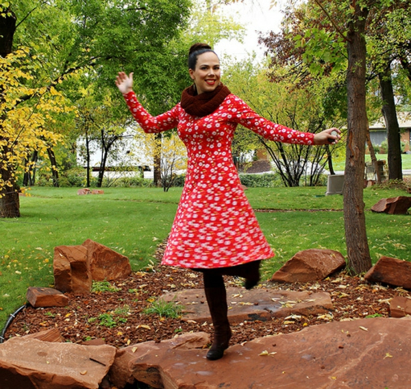 robe-patineuse-rouge