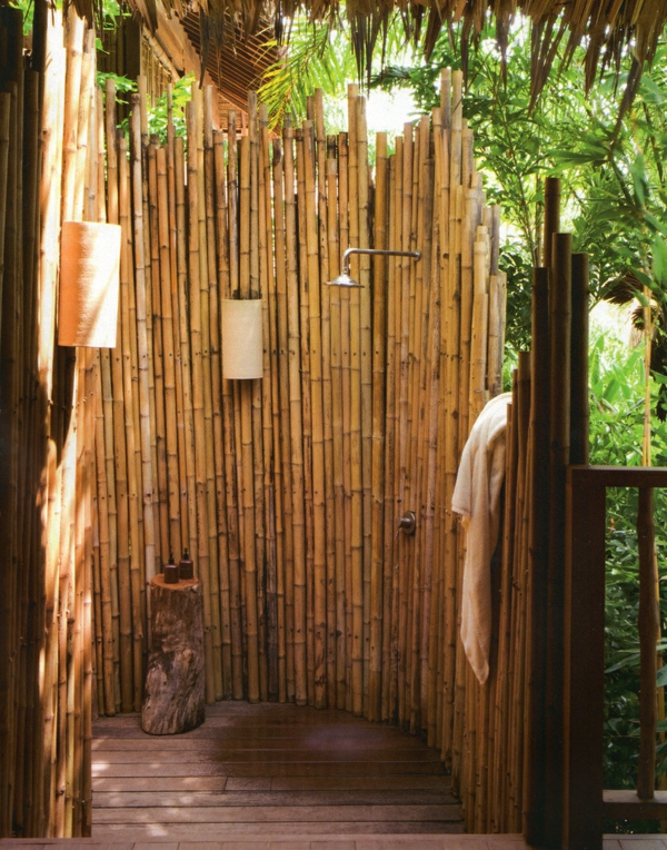 La canisse  bambou  une cl ture de jardin jolie et 