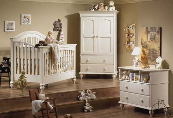 décoration-chambre-bébé-aménagement-bois-blanc
