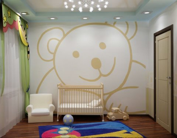 décoration-chambre-bébé-déco-ourson