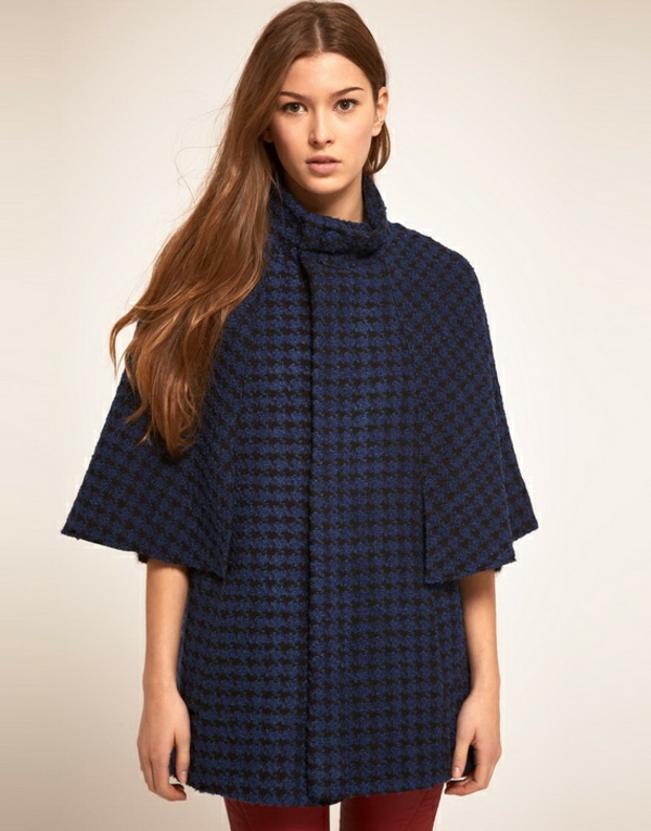 manteau-cape-textile-bleu