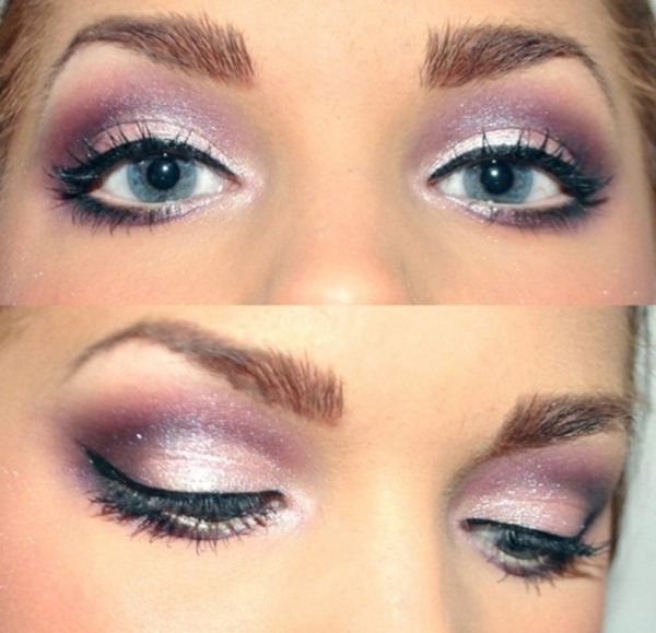 maquillage-smokey-eyes-couleur-pourpre-effet-satiné