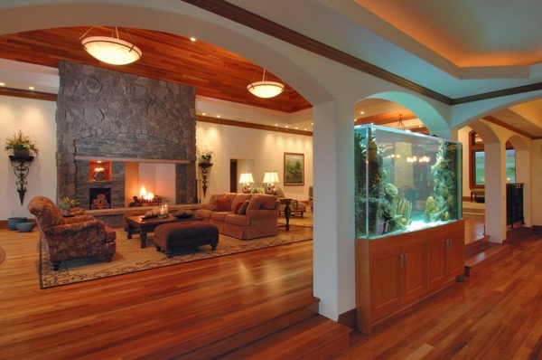 meuble-aquarium-intérieur-rustique-et-chaleureux