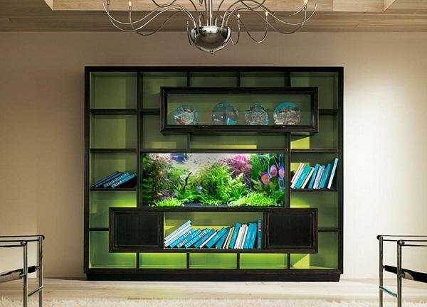 meuble-aquarium-étagères-murales-modernes