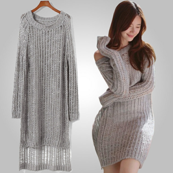 robe-pull-ample-gris-clair
