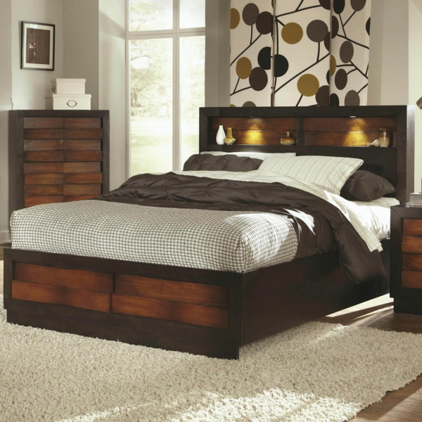 tête-de-lit-avec-rangement-joli-design-en-bois