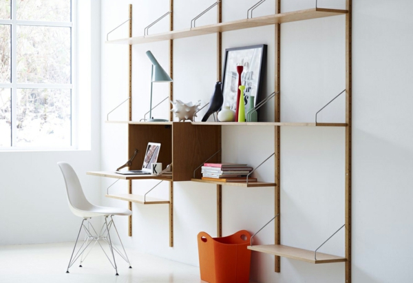 bureau-avec-étagère-designs-créatifs-de-petits-bureaux-avec-rangement