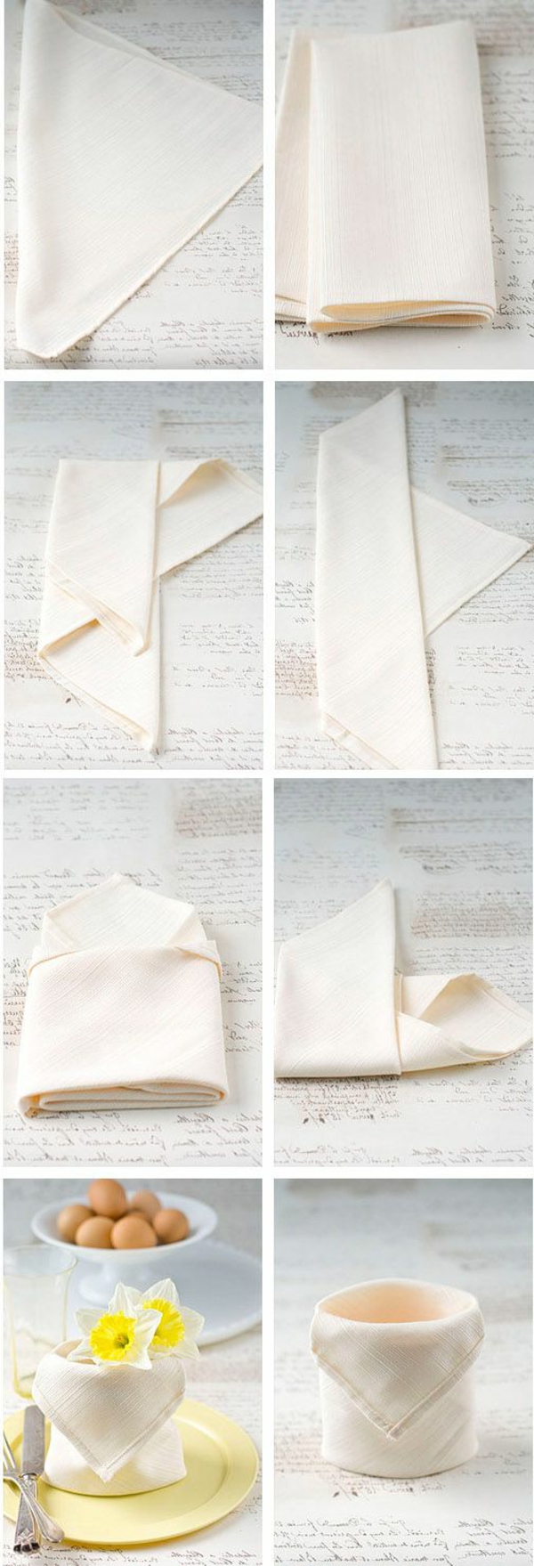 cool-idée-de-serviette-blanche-pliage