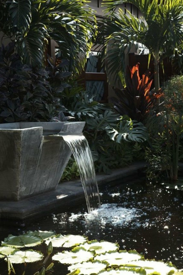 jardin-aquatique-une-fontaine-et-un-lac