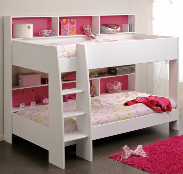 lits-superposés-tapis-rose-un-design-superbe-de-lits-loft