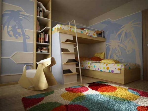 lits-superposés-unique-chambre-d'enfants