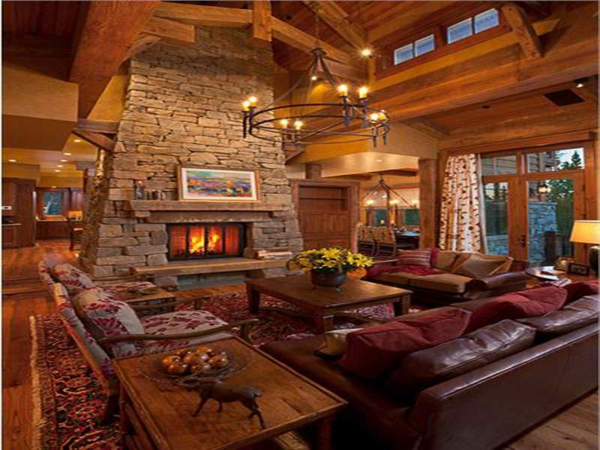 La menuiserie intérieure et les chalets du monde archzine.fr Désign cheminée Chalet