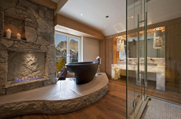 pierre-naturelle-pour-l'intérieur-salle-de-bains-sensationnelle-foyer-et-parement-mural-en-pierre