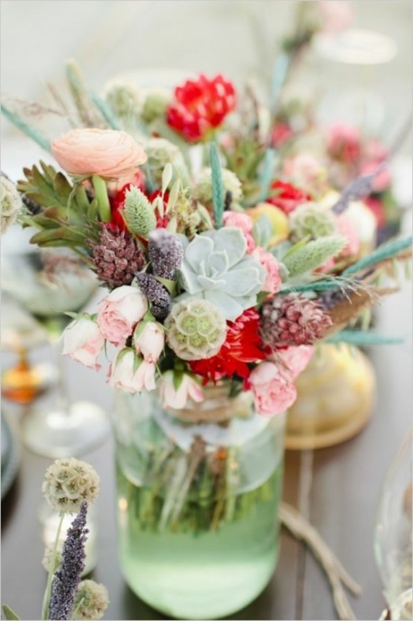 bouquet-coloré-table