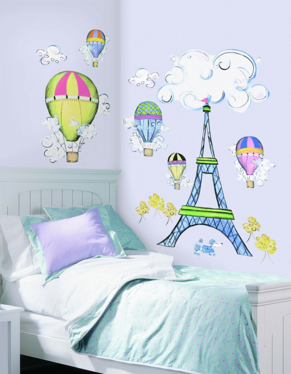 décoration-conte-de-fée-balon-tour-effel-nuage-wall-art-mur