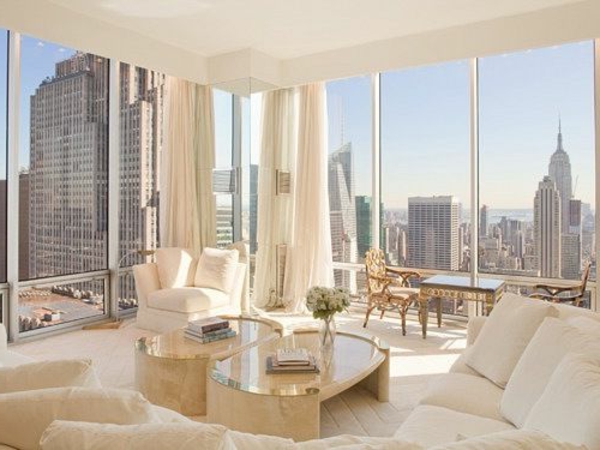 décoration-new-yorkais-appartement-stylé-chambre-blanche-salon-bien-aménagé