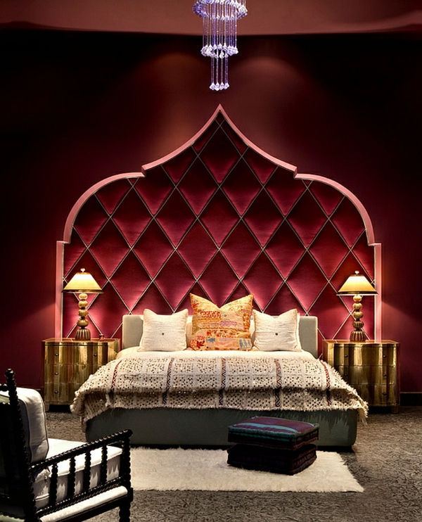 décoration-orientale-chambre-à-coucher-romantique