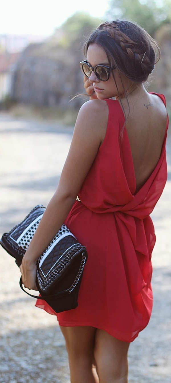 robe-de-soirée-rouge-style