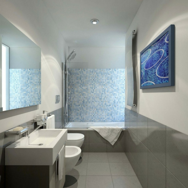 vasque-rectangulaire-une-salle-de-bains-stylé-carrelage-mosaique-bleu-intérieur-en-gris-et-blanc