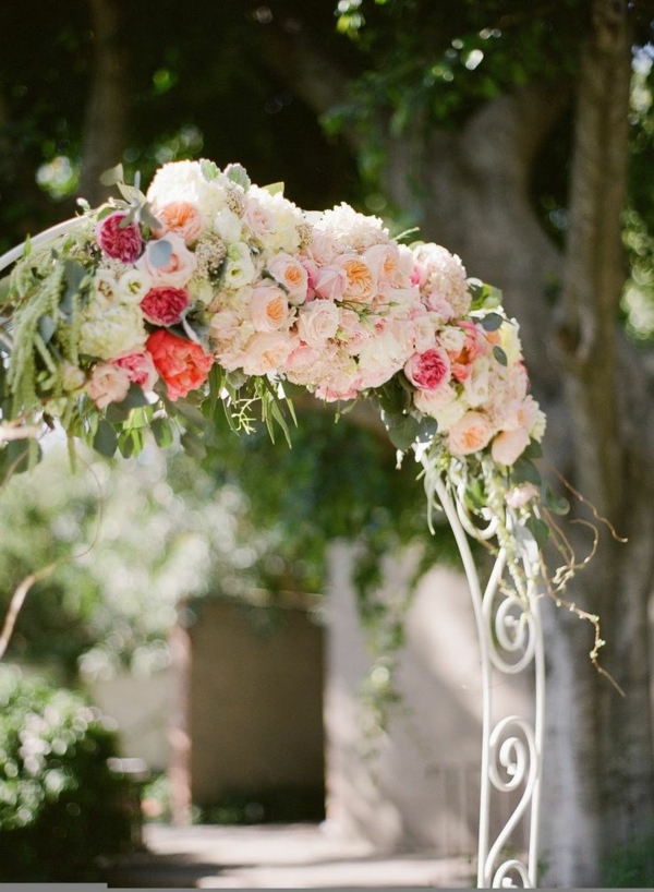 Décoration-florale-originale- mariée-cérémonie -champetre