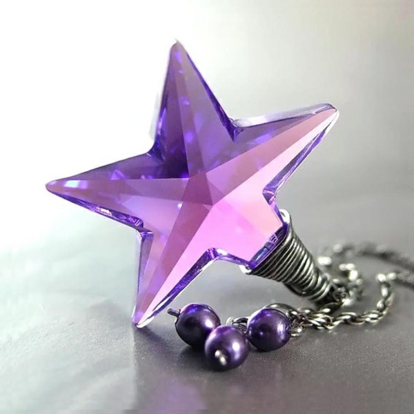 Idée-cadeau-original-Swarovski-collier-étoile