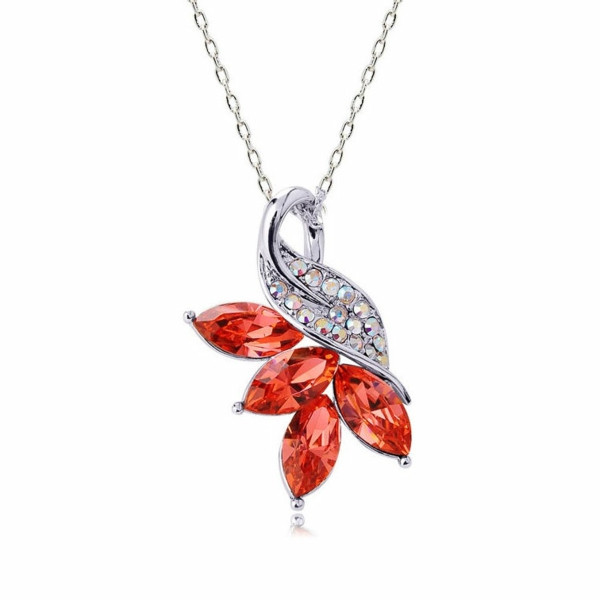 Swarovski-Crystal-fleur-rouge-jolie