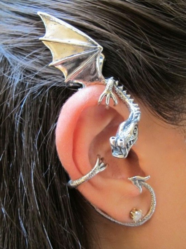 boucles-d'oreilles-originales-idée-creative-dracon