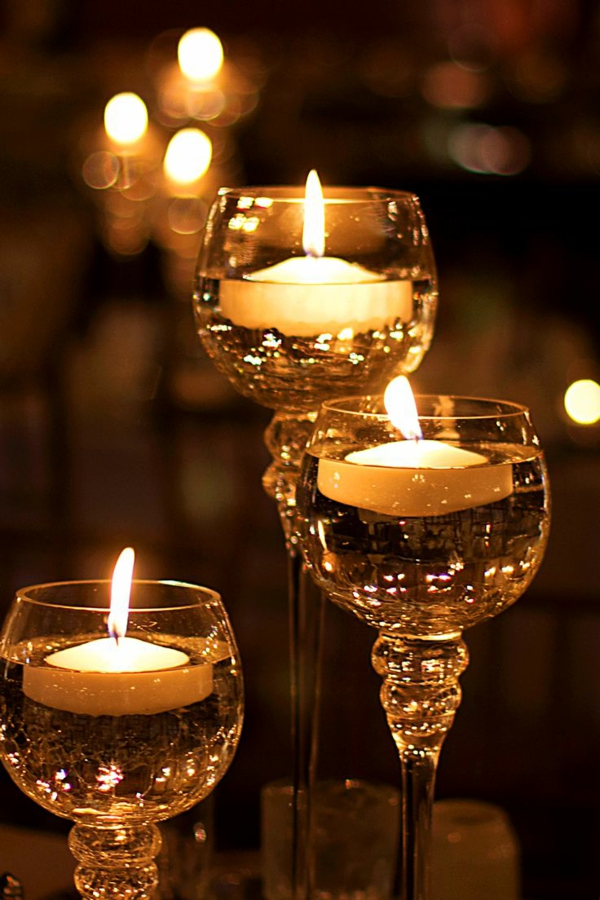 bougies-décoratives-verres-en-glasse