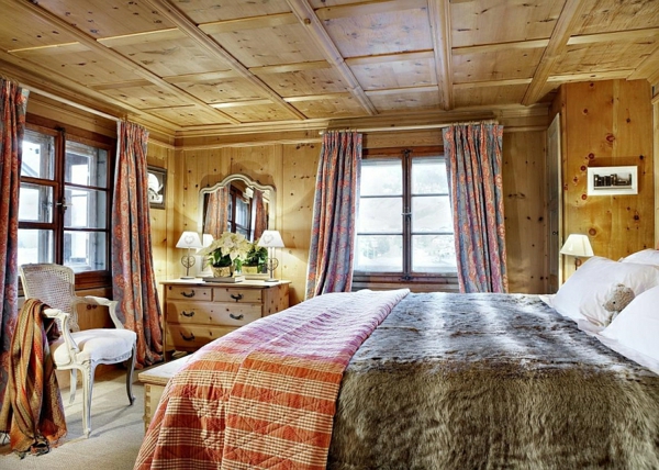 chalet-suisse-chalet-traditionnel-chambre-à-coucher