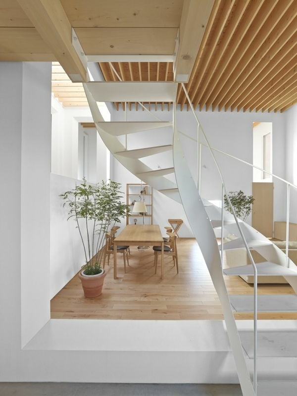 escalier-loft-blanc-intérieur-super-élégant