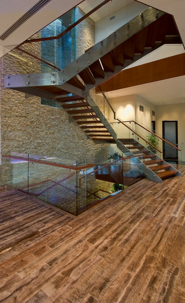 escalier-loft-intérieurs-loft-modernes