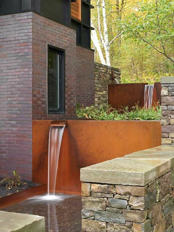fontaine-pour-bassin-cascades-pour-l'extérieur-moderne