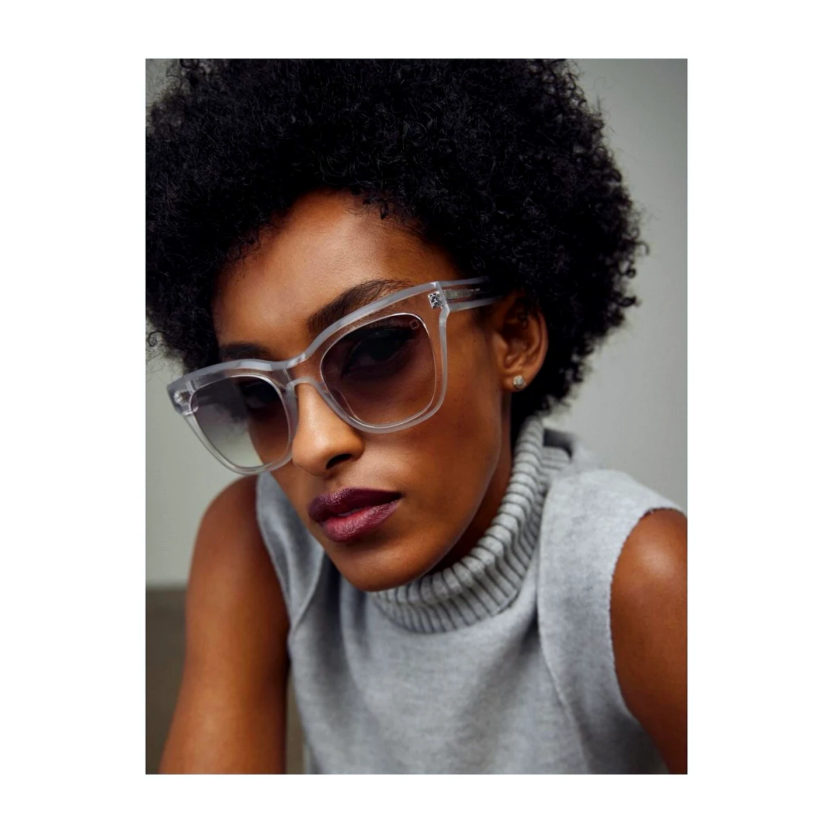 lunettes de soleil pour visage tres long femme afro