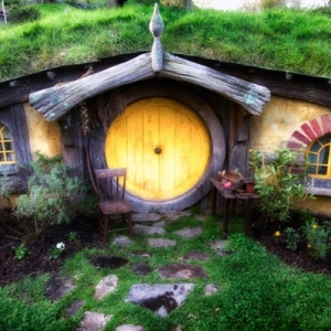 La maison de hobbit - maisons uniques inspirées par Le Seigneur des anneaux
