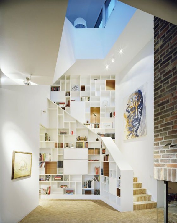 meuble-bibliothèque-intérieur-contemporain