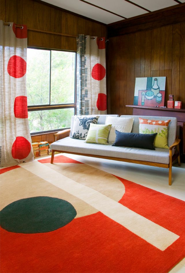 tapis-multicolore-une-chambre-vintage-colorée