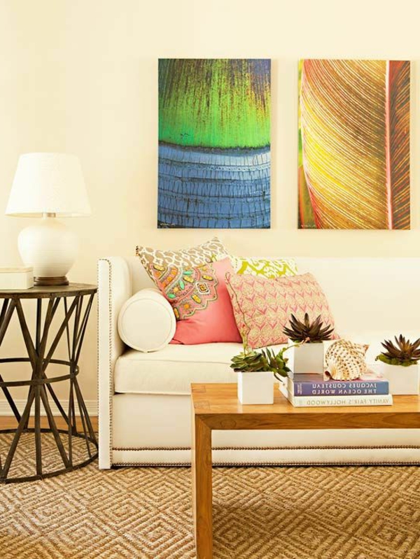 tapis-sisal-texture-formidable-peintures-abstraites