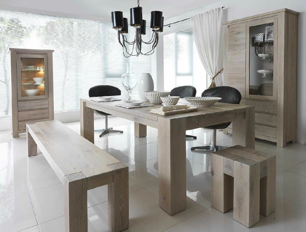 chaise-salle-a-manger-decoration-le-banc-et-petite-chaise-bois-table